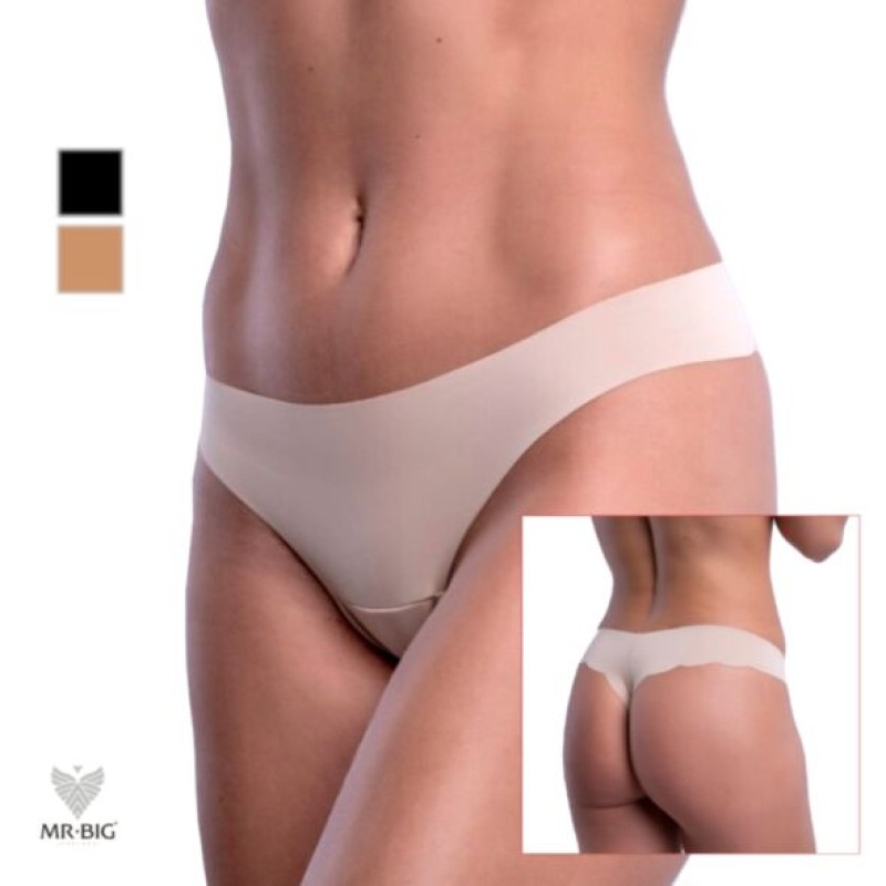 Chilot tanga din micromodal cu margini plate - Mr. Big (Art. 509)