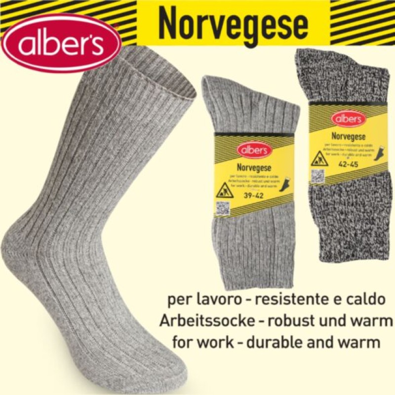 Sosete rezistente si calduroase pentru munca - alber's Norvegese (Art. 582)