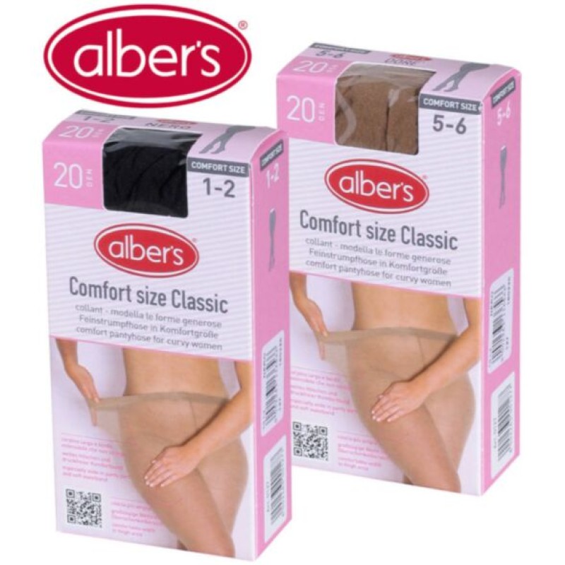 Dres poliamida pentru persoane corpolente - alber's Comfort Size 20 DEN (Art. 127)