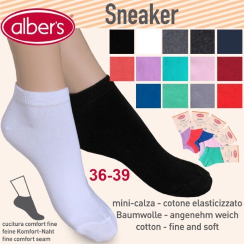  Sosete sneaker scurte dama din bumbac cu elastan cod 0529
